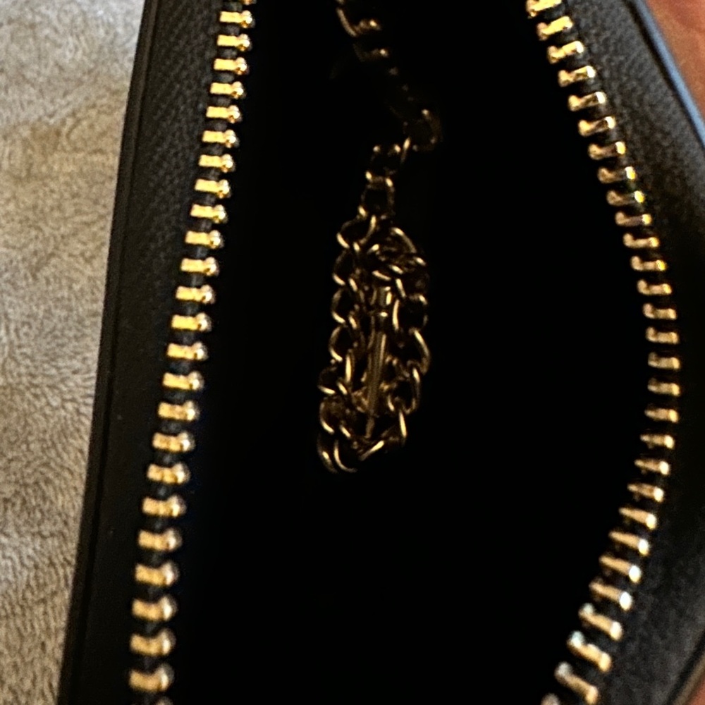 Coach Signature Brown and Zipped Card Holder Wallet - Picture 4 of 12